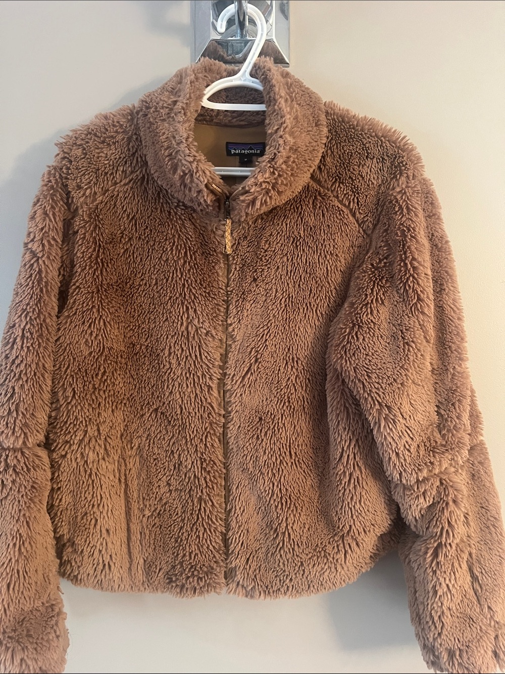 Patagonia Women's Plush Brown Teddy Jacket
